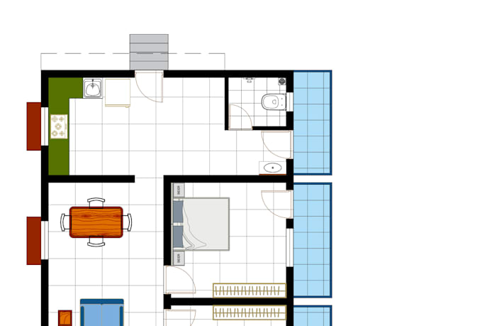 design modern residential house plans and 3d renderings